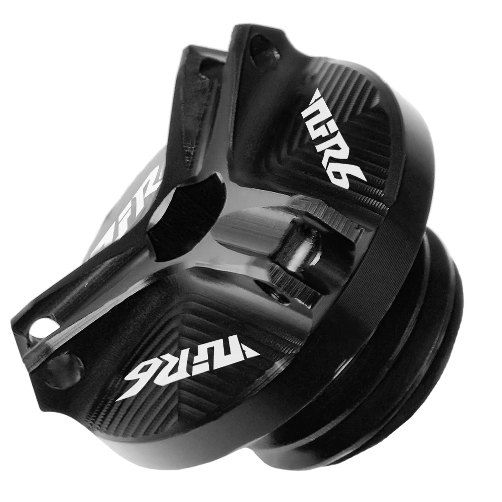 black M20* 2,5 ЧПУ Мотоциклетный Двигатель мото масляный колпачок топливного бака Крышка для YAMAHA YZFR6 YZF-R6 2013 2005 - Цвет: black
