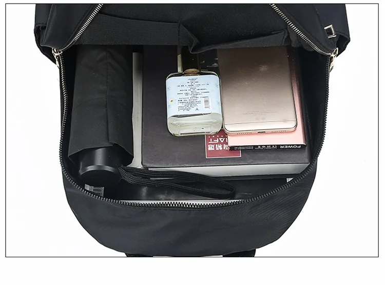 FengDong женский маленький черный рюкзак Противоугонный дорожный рюкзак водонепроницаемый Оксфорд ткань школьные сумки для девочек-подростков задняя Сумка