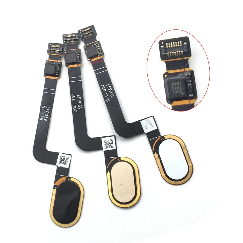 

10 pcs /Lot, Original For Motorola Moto G5S Fingerprint Sensor Home Return Key Menu Button Flex Ribbon Cable 100% Tested