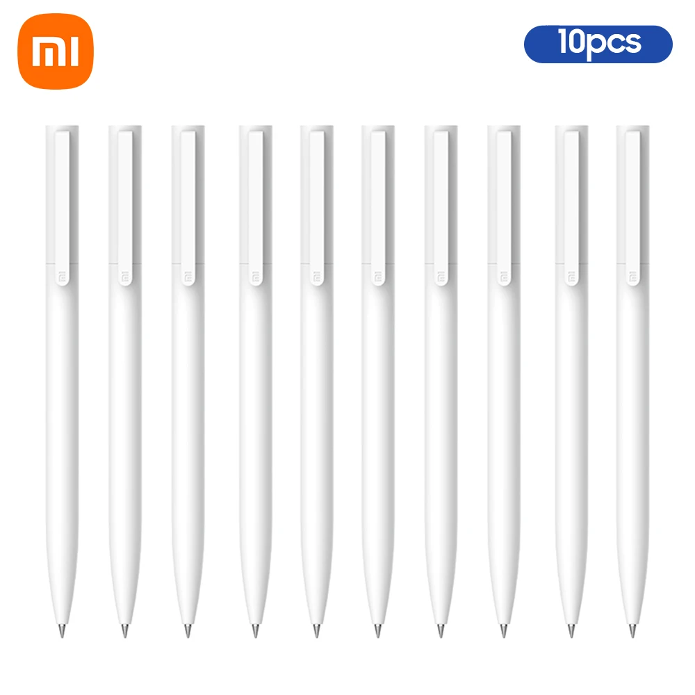 Ручка гелевая Xiaomi с черными чернилами 0 5 мм 10 шт. | Электроника