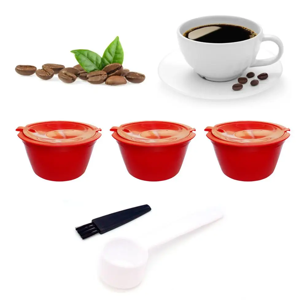 Многоразовые капсулы многоразового использования фильтр для кофе КАПСУЛЫ КОФЕ капсулы подходит для dolcegusto, Circolo/Genio/Melody полный спектр