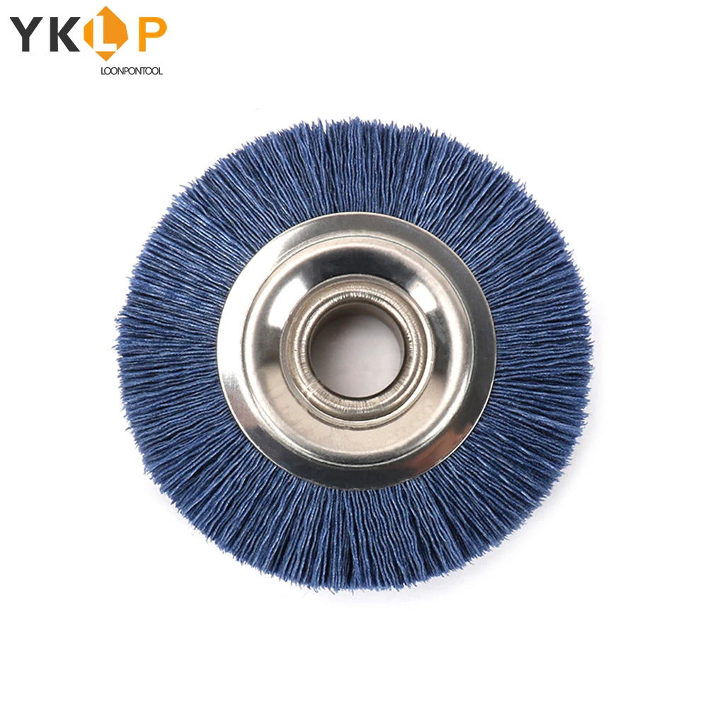 100mm Nylon Wheel Brush Bore 20mm for Wood Furniture Metal Grinding