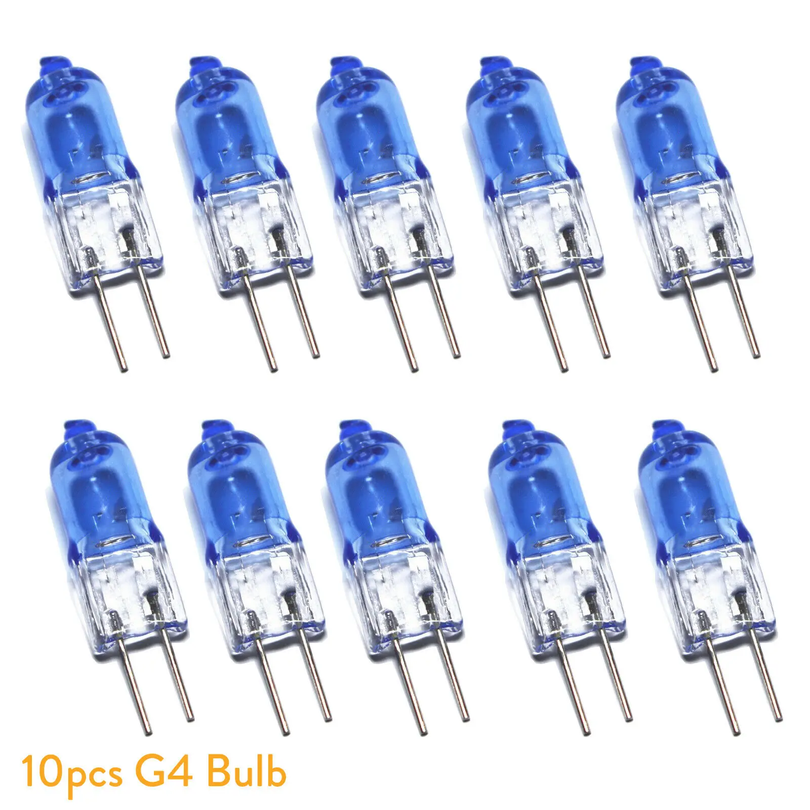 

10Pcs/Lot Mini G4 Halogen Light Bulb Tungsten JC Type Energy Saving 12V 20W Spotlight For Crystal Chandelier Capsule Lamp Warm