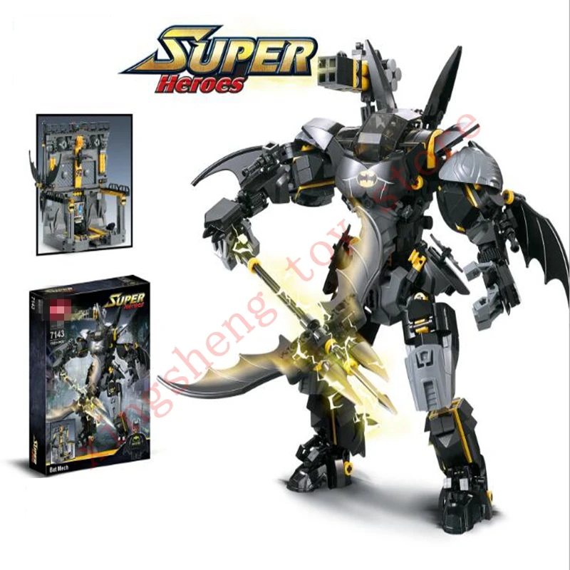 

7143 Super Hero Series Batman Mech Cool Set Fighting Building Block Compatible with Legoingly Children's Educational Toys Gifts