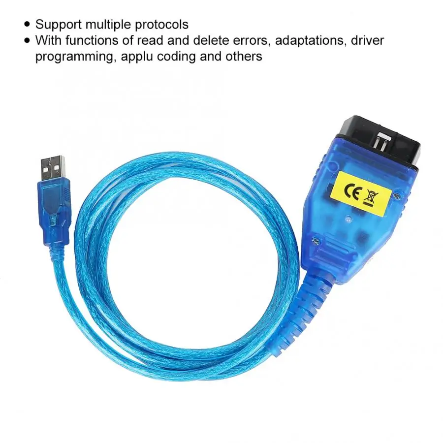 Диагностический кабель интерфейса USB OBD Тестовый Кабель для INPA K + DCAN CAN с адаптером