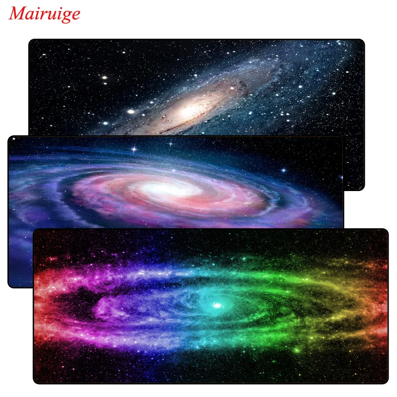  Colorful Space Outer LockEdge mouse pad gamer play mats Large Gaming Mouse Pad Mouse Mat Keyboard P