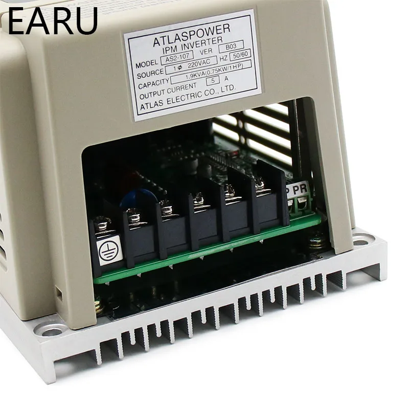 VFD инвертор 0.4KW/0.75KW/1.5KW/2.2KW преобразователь частоты 220 V/380 V 3P выход CNC шпиндель Мотор Скорость управления машина конвертер