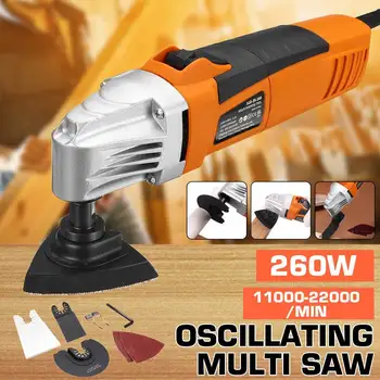 

Electric Multifunction Oscillating Tool Kit Woodworking Cutter Renovator Multi Tools Power Tool Electric Trimmer Saw Sanding