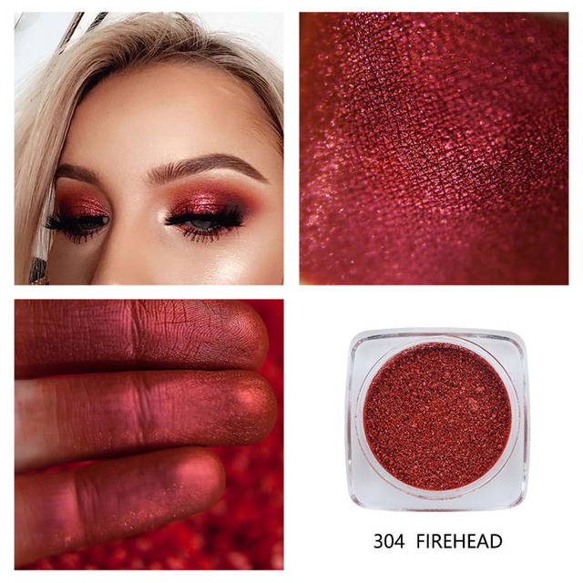 12 Color Glitter Pigment Eyeshadow Long Lasting Shiny Eye Shadow Makeup Palette Waterproof Easy To Color Shimmer Shadows