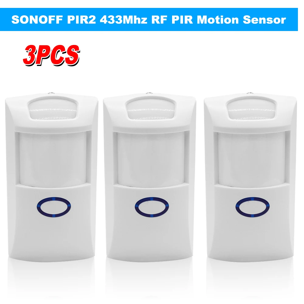 SONOFF беспроводной детектор 433 МГц RF PIR датчик движения умный дом автоматизация системы охранной сигнализации для Amazon Alexa и Google Home