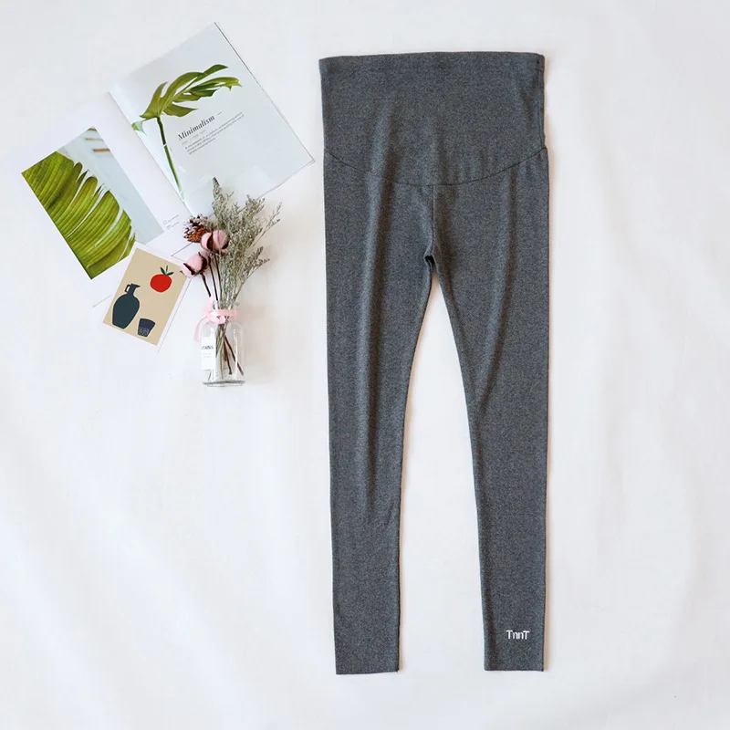 

Spring And Autumn Pregnant Women Pants Korean-style Thread Leggings for Pregnant Woman Outer Wear Ultra-stretch Foot Mouth Large