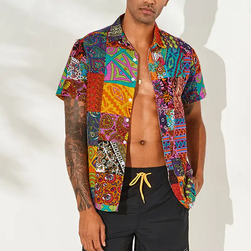 hawaiian mens dress shirts