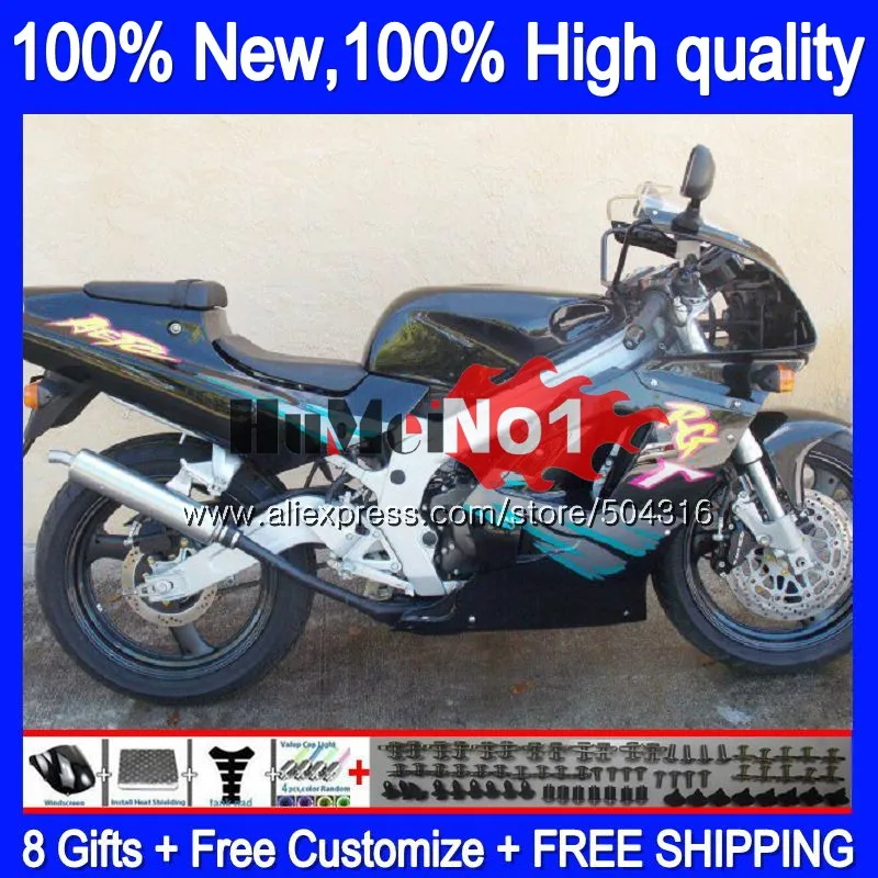 Корпус для SUZUKI RGV 250 VJ22 RGVT250 SAPC VJ23 черный глянец 42MC. 185 RGV-250 VJ 23 RGV250 1995 1996 1997 1998 95 96 97 98 обтекатель
