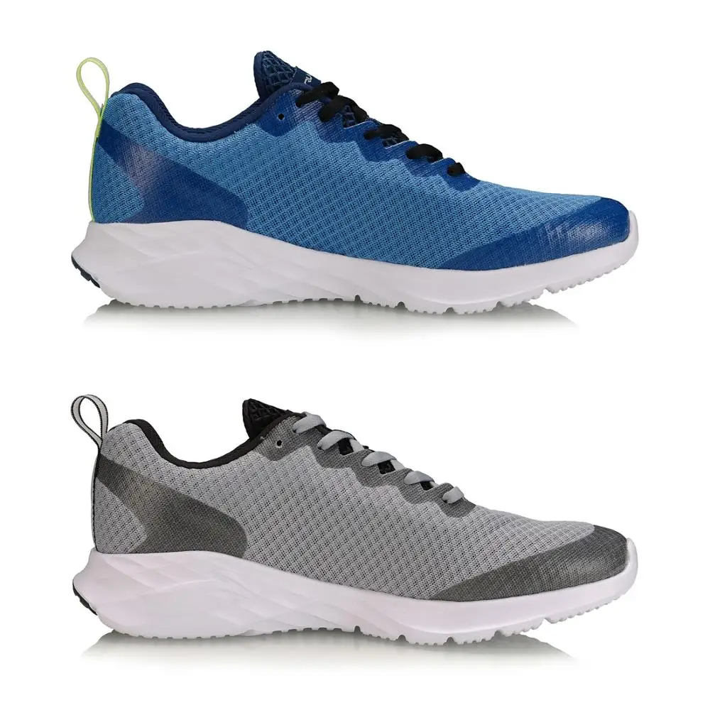 Li-Ning Для мужчин CRAZYRUN удобные кроссовки для бега из дышащего материала Фитнес подкладка светильник Вес удобная спортивная обувь ARHP195 SJAS19