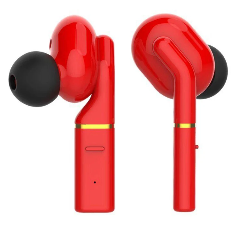 Red VV1 сенсорные Bluetooth наушники спортивные беспроводные наушники гарнитура громкой связи Наушники для Xiaomi huawei телефон наушники с микрофоном - Цвет: Red