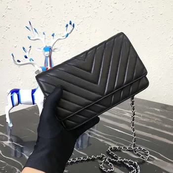 

Luxury handbags women lambskin designer purse top quality mini crossbody bag brand flap woc caviar chain shoulder bags