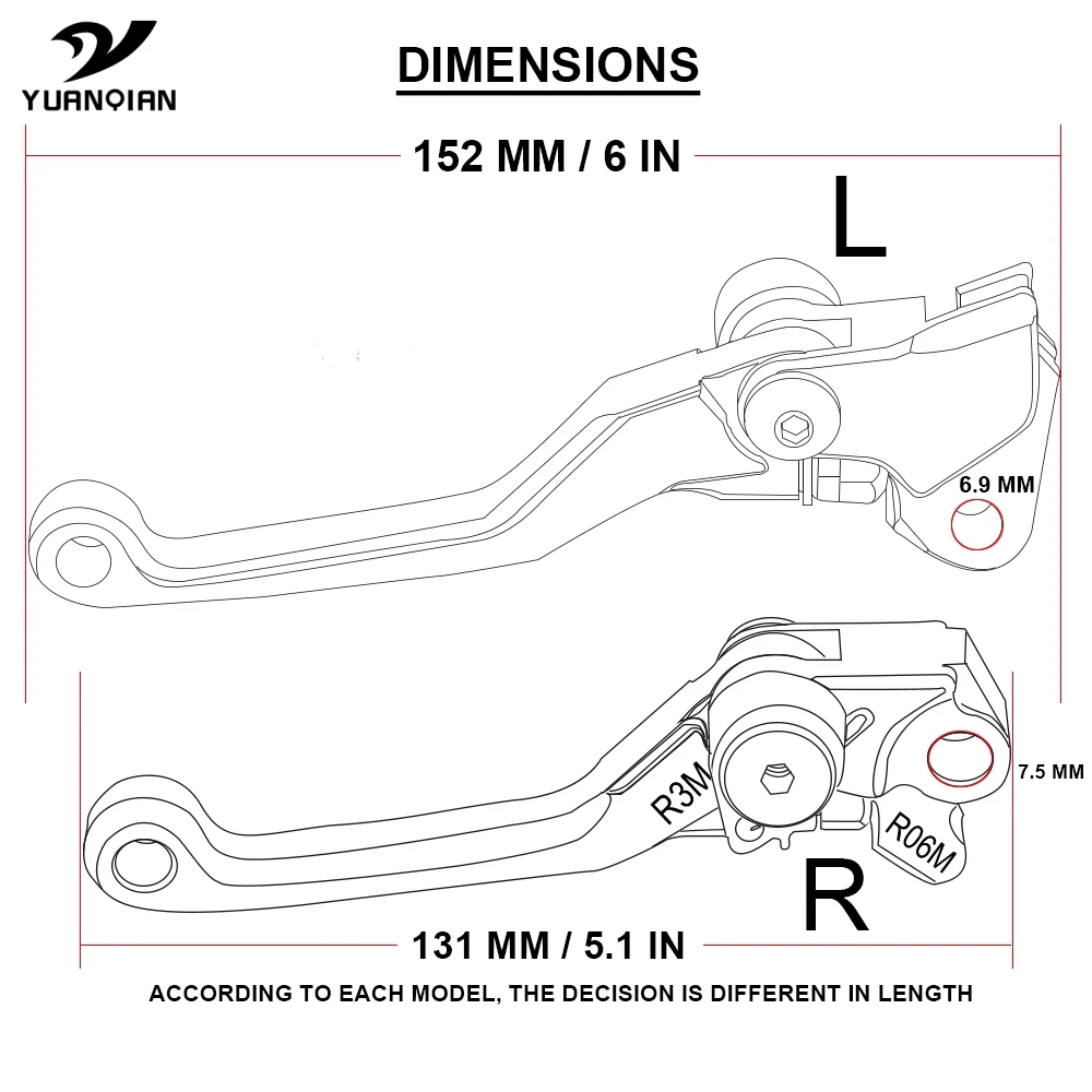 Alavanca de Freio e Embreagem para Motocross Cnc para Moto de Trilha Alavanca Pivot Honda 1995-2007 1996 1997 1998 Xr250 250 14 cordas e cabos