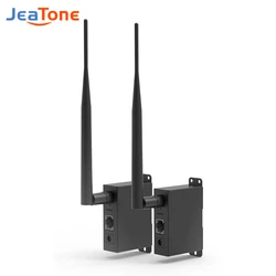 Jeatone – émetteur récepteur sans fil, Kit de pont de Port Ethernet, connexion extérieure longue portée 1 KM pour caméra SIP, interphone vidéo 