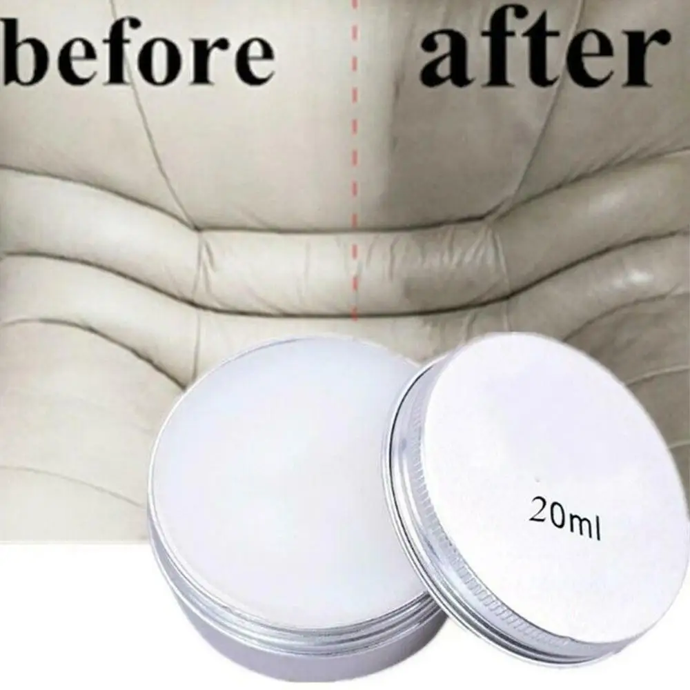 20Ml Leather Craft Repair Pure Mink Oil Cream Gel Car Seat Maintenance Shoes Bag Satchel Sofa Care Cleaner Polishing Recolor leather repair gel leather cleaning cream leather restorer