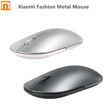 

Original Xiaomi Metal Mouse Portable Wireless Game Mouse 1000dpi 2.4GHz Bluetooth Link Optical Mouse Mini Mouse For PC Computer