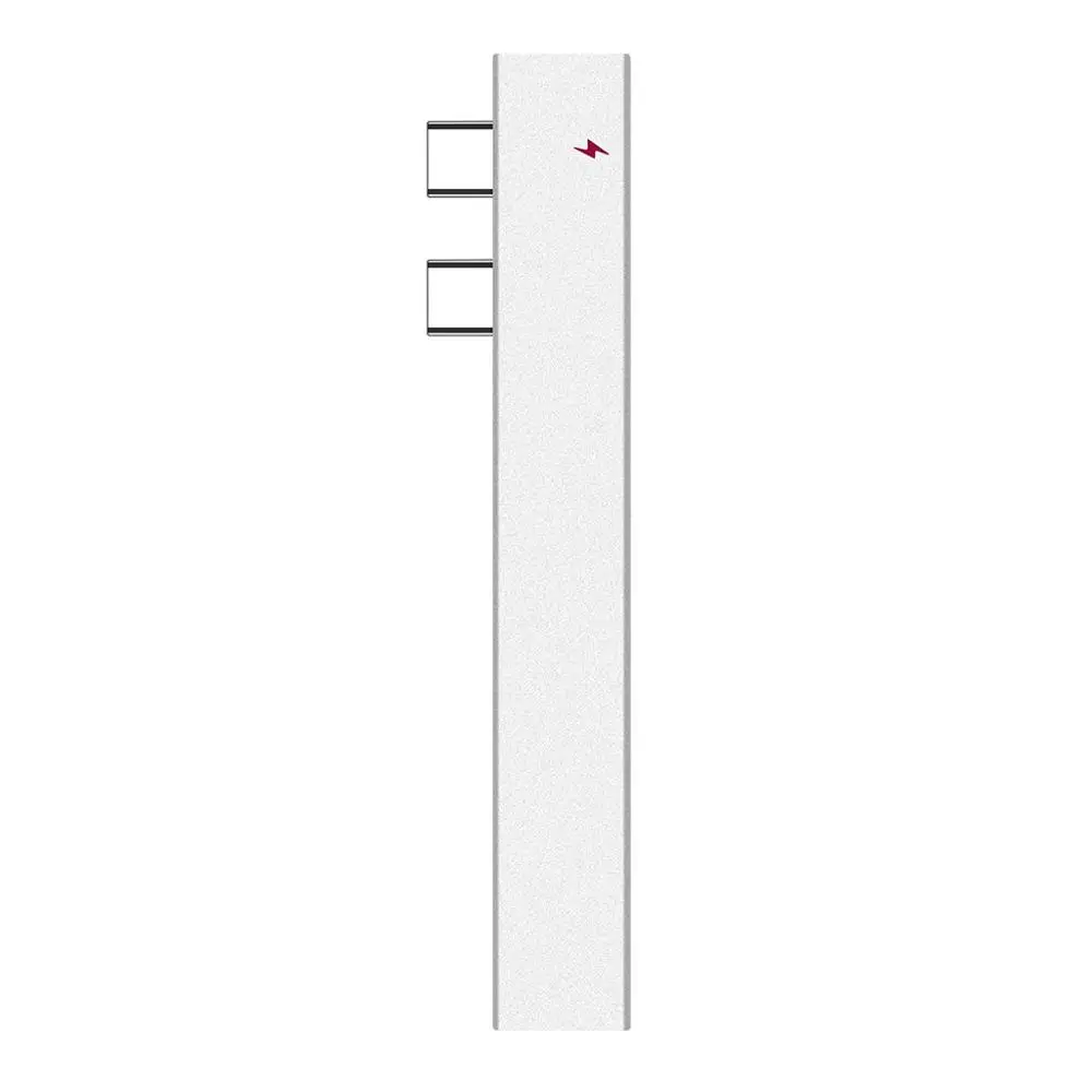 Серебристый Мультипортовый хаб двойной USB-C устройство для чтения карт USB C концентратора двойной Тип C адаптер док-станция с USB PD Зарядное устройство SD/TF слот для ПК 40OCT12 - Цвет: Серебристый