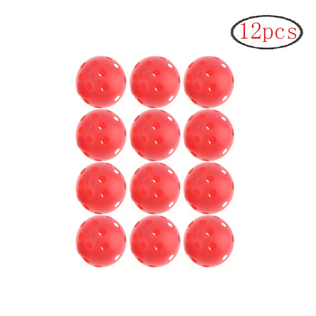 Outdoor&Sport  45mm Hole Ball Poly Plastic Baseball Practice Training for Hitting Batting Hit Bay Golf Practice Ball Sports 46