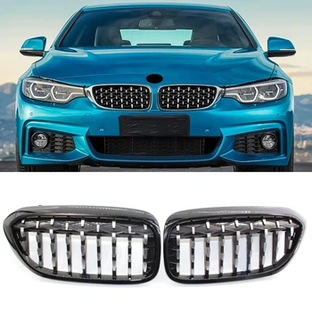 

New Car Diamond Grills For Bmw G30 G38 5 Series 525i 528i 530i 540i 2017-2020 Front Kidney Grill Chrome Grille Car Styling