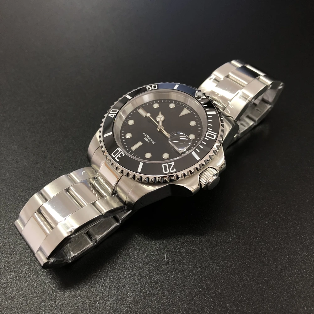 Сталь DIVE 1987 316L сталь нержавеющая 200 м часы для дайвинга механические Япония 8215 автоматические механические мужские часы календарь Luminou - Цвет: 316L Steel-AC