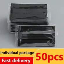 Disposable Face Masks Adult Black Mask Mascarillas 50pcs Independent Packaging Non Wove 3 Layer Ply Filter Breathable Dust Masks