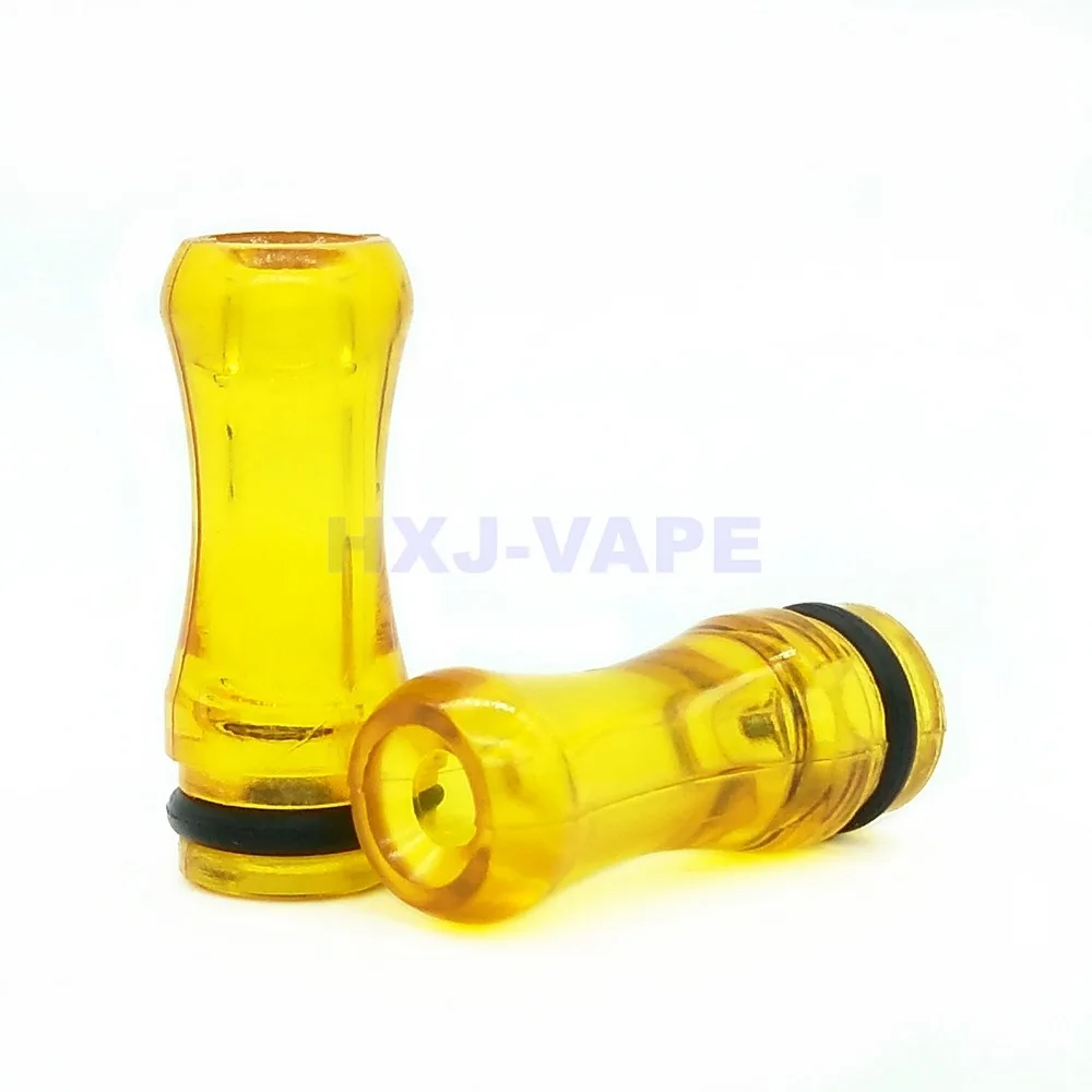 Yellow Spiral MTL 510 Drip Tip Wide Bore MouthPiece Anti Spit-Back DripTip 510 For ego aio vape tank Atomizer RTA RBA - Цвет: Yellow