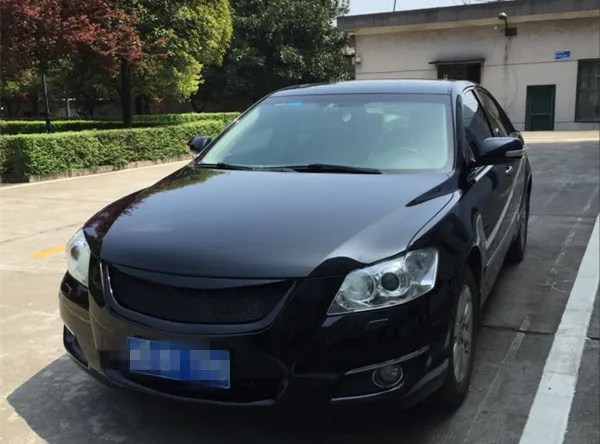Для Toyota Camry 2006 07 2008 2009 2010 2011 карбоновый волокнистая решетка изменить Передние решетки передний центральный решетки радиатора автомобильные аксессуары