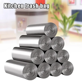 

6 Rolls Of Disposable Durable Garbage Bags For The Bathroom Kitchen Garbage Bin Liner To Prevent Clutter And Spills FP8