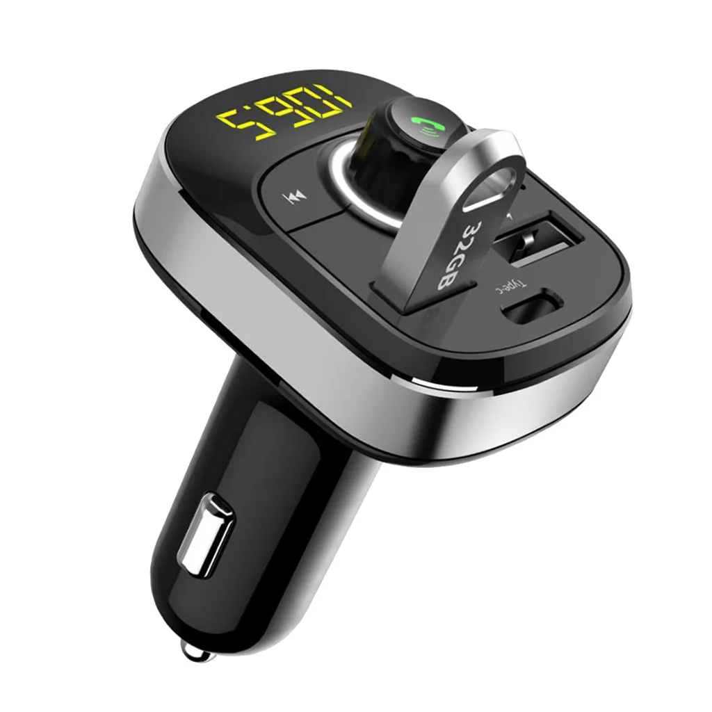 T19 беспроводной Bluetooth Автомобильный MP3-плеер fm-передатчик двойной USB зарядное устройство