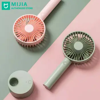 

Xiaomi mini Fan Handheld Fan Table Desktop USB Fan with Brushless Motor Wireless Base USB Charger For Outdoor Fun Travel