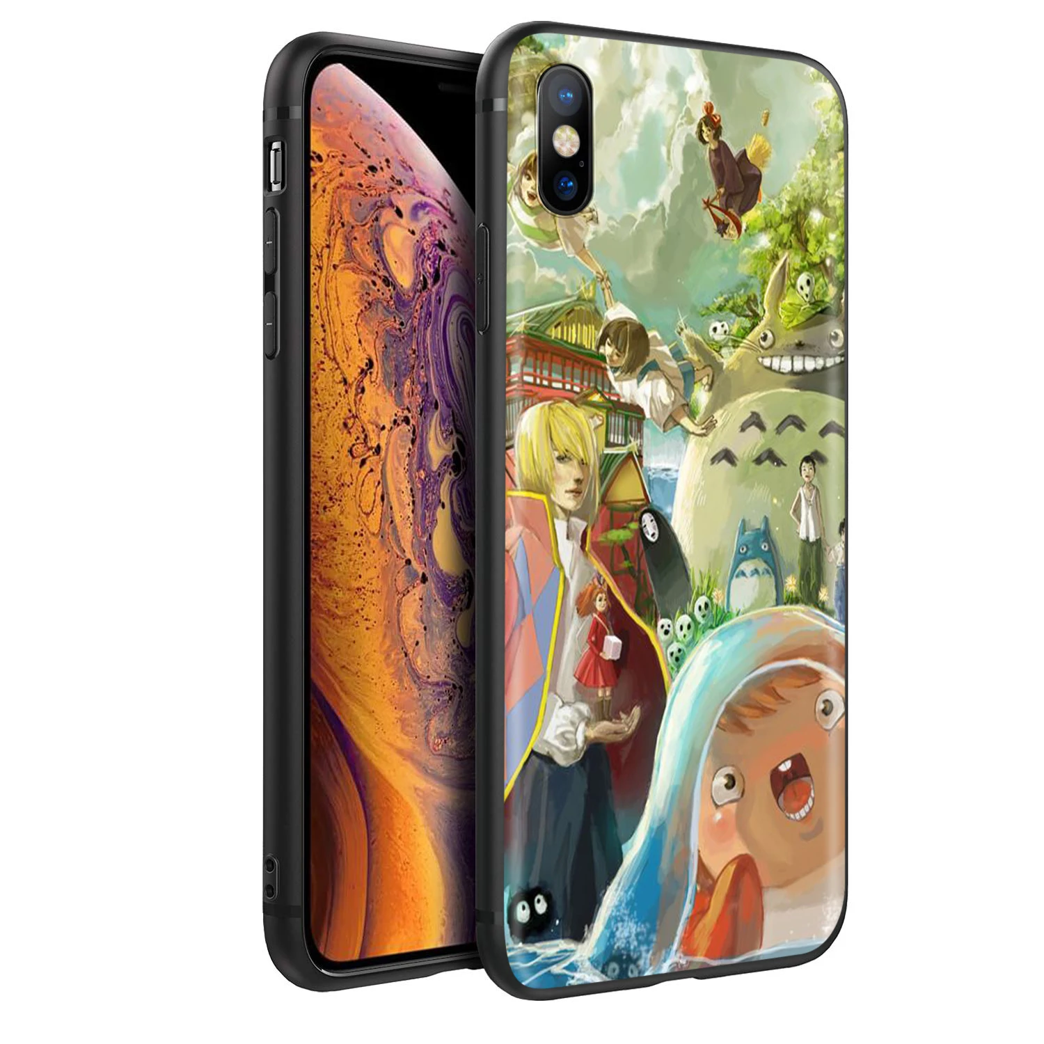 Мягкий силиконовый чехол YIMAOC Ponyo On The Cliff для iPhone 12 Mini 11 Pro XS Max XR X 8 7 6 6S Plus 5 5S