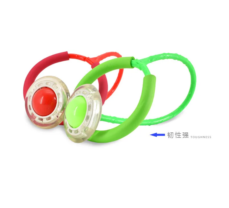 Shan guang tiao QQ Dancer Straight Pole Flash Bouncing Ball Adult Children Single Foot shuai qiu Fitness Glowing Toy New Style