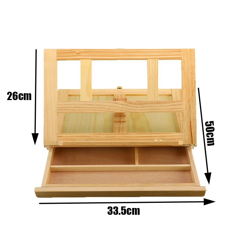 Складные и портативные деревянные столовые мольберты для рисования ящик для художника многофункциональный свет вес складной мольберт для хранения чемодана
