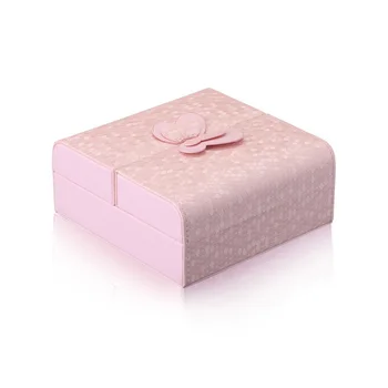 

Shipment from Russia Butterfly Leather Jewelry Box Organizer Display Storage Mini Travel Case with Magnetic Closure New K2