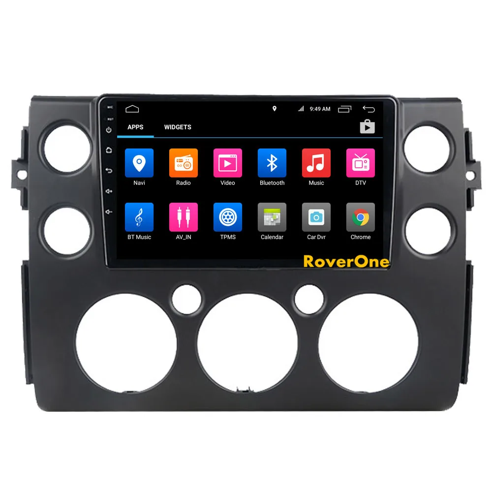 Автомагнитола стерео для Toyota FJ Cruiser FJCruiser 2007- сенсорный экран Android gps навигация Мультимедийная карта+ камера заднего вида