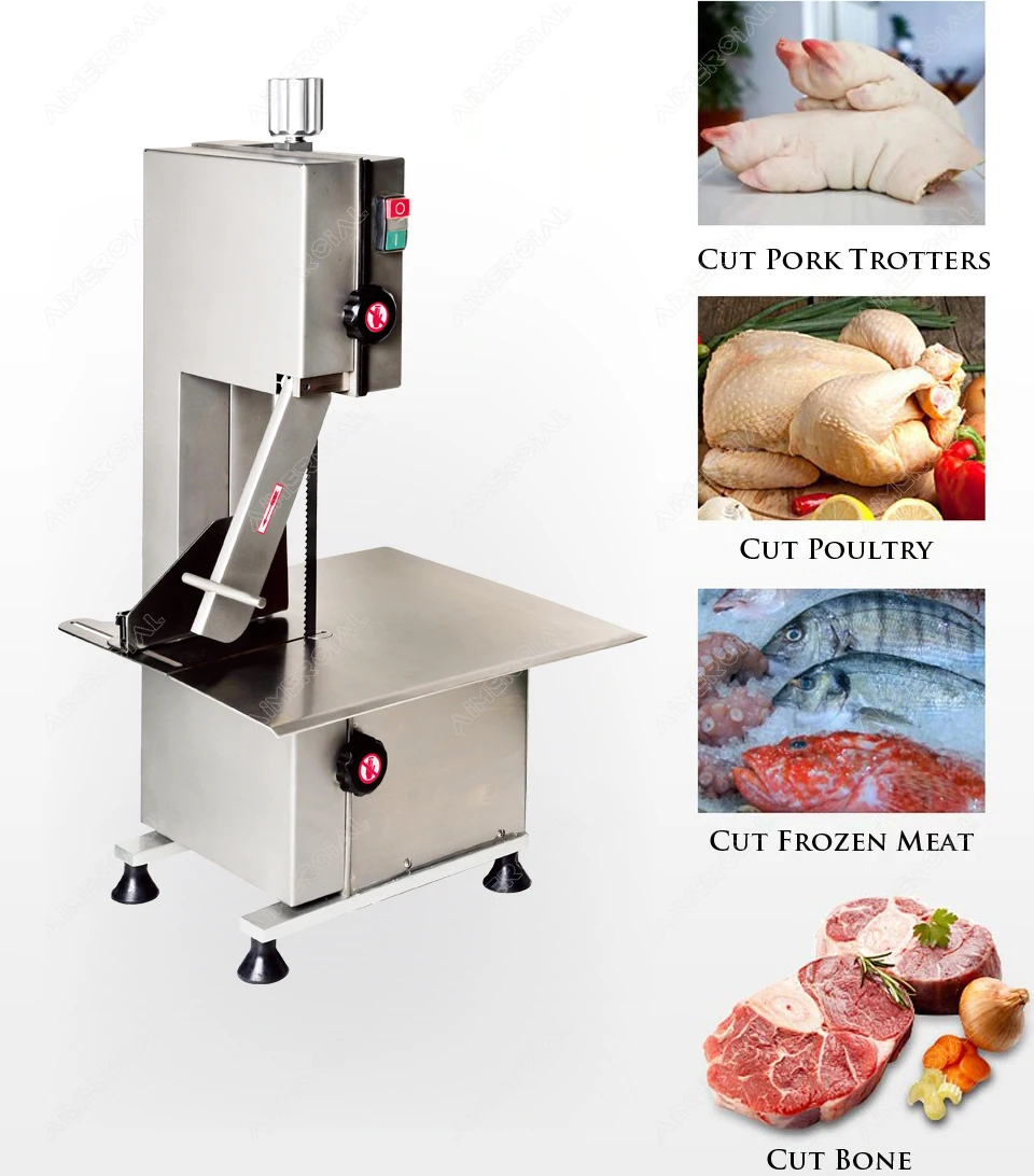 HL1650 commercial electric bone saw machine 1650mm bone saw blade stainless steel meat bone cutter Frozen Fish Cutting Machine HL1650 commercial electric bone saw machine 1650mm bone saw blade stainless steel meat bone cutter Frozen Fish Cutting Machine
