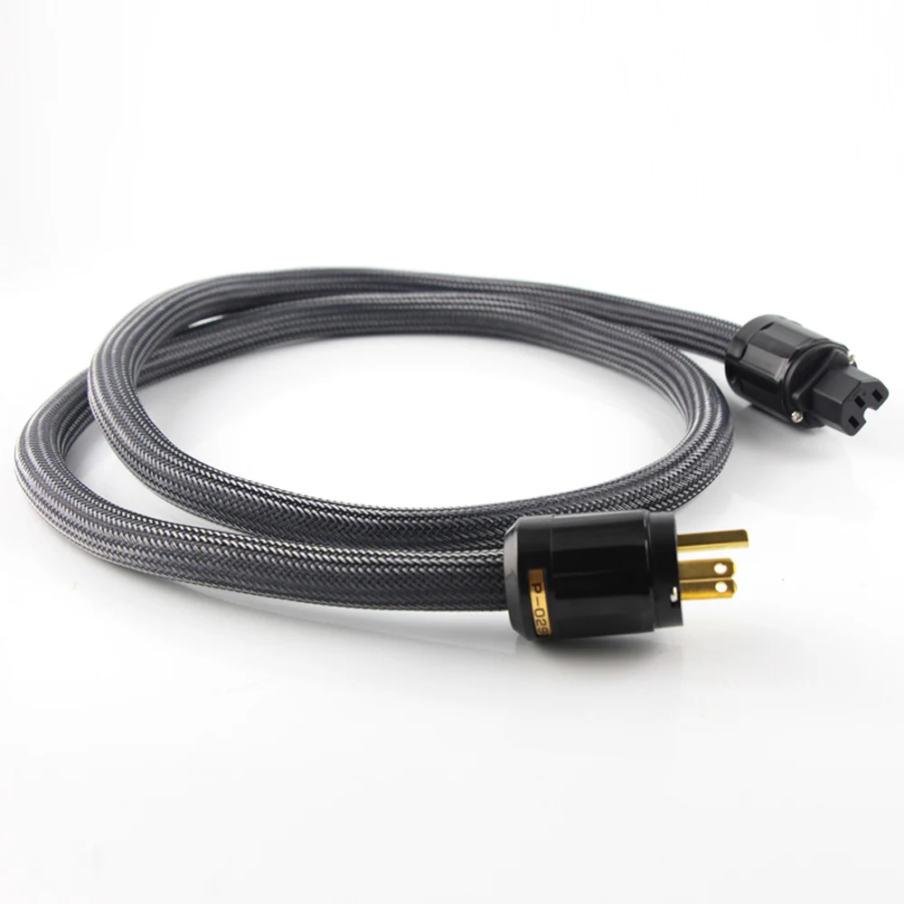 Hifi Audio 4n Ofc Copper 10awg Us Standard Ac Power Cord Cable Ac Mains