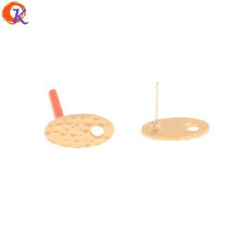 

Cordial Design 100Pcs 9*16MM Jewelry Accessories/Oval Earrings Stud/Matte Gold/Soft Pin/DIY Making/Hand Made/Earring Findings