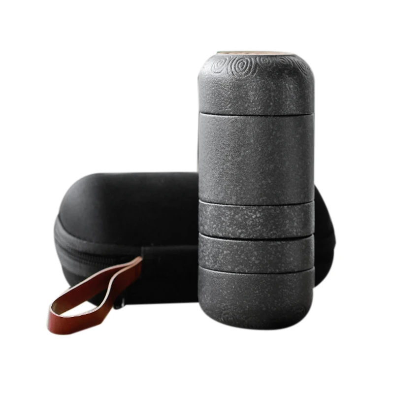 

Portable Ceramic Kung Fu Tea Set for Travel Household Cup Set