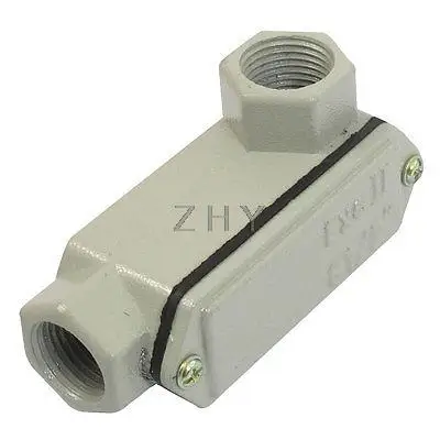 

Metal Shell 2 Hub Right Angle Explosion-proof Conduit Box G1/2