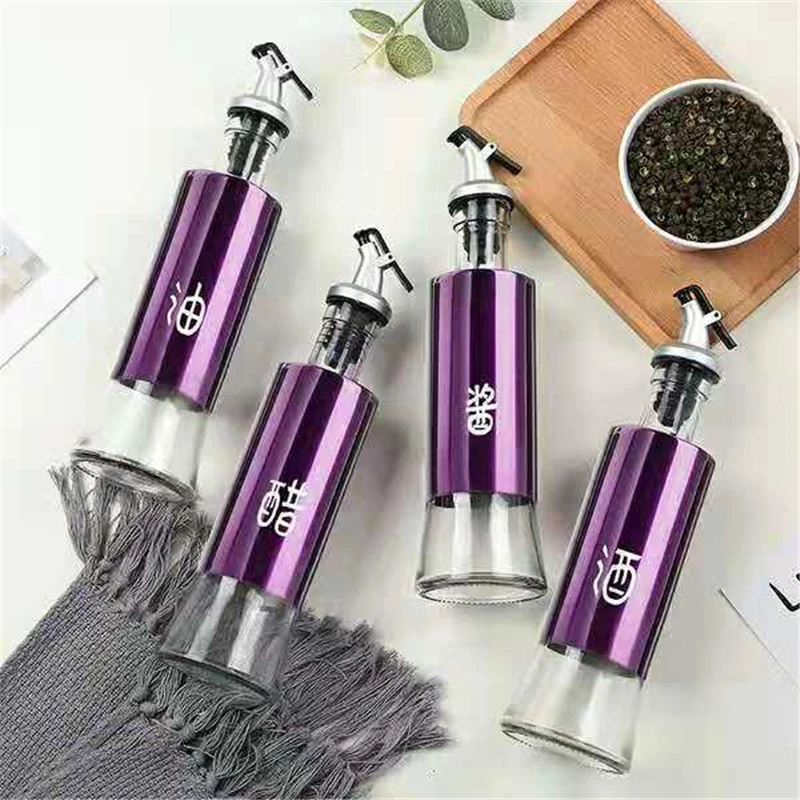 200/300ML Pro Cooking Seasoning Bottle Dispenser Sauce Bottle Kitchen Storage Bottles for Oil and Vinegar Olive bottle Container