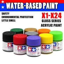 

10ml Gloss Series Water-Based Propylene Oil Paint X1-X24 Colors Painting For Assembly Model Acrylic Paint Gundam Military Model
