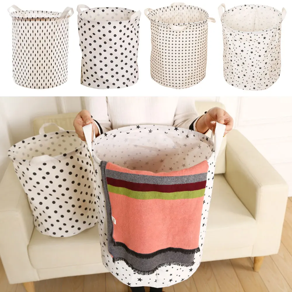 Цветочный мешок для стирки 40*35 см, органайзер, держатель, чехол для дома, экономия пространства, хлопок, лен, креативная многофункциональная детская игрушка для дома