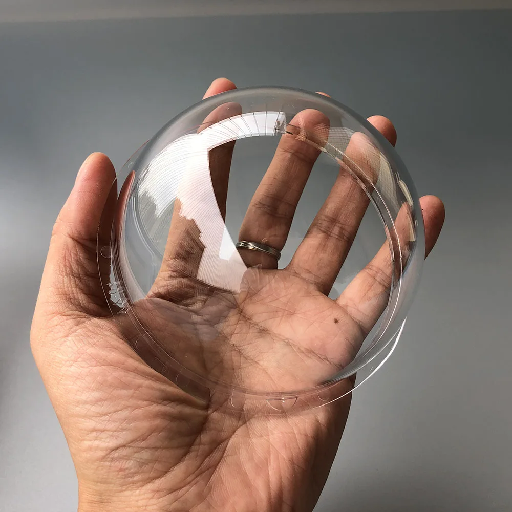 4.3 Inch Indoor Outdoor Acrylic PC Clear Dome Cover Security Surveillance CCTV Camera Housing Ball Transparent Case 109x56.2mm