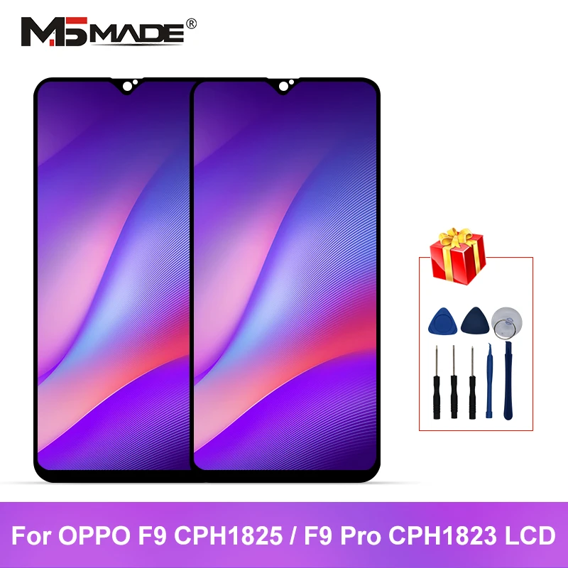 Оригинальный ЖК дисплей F9 для OPPO CPH1825 сенсорный экран дигитайзер Pro CPH1823 запасные части в сборе с