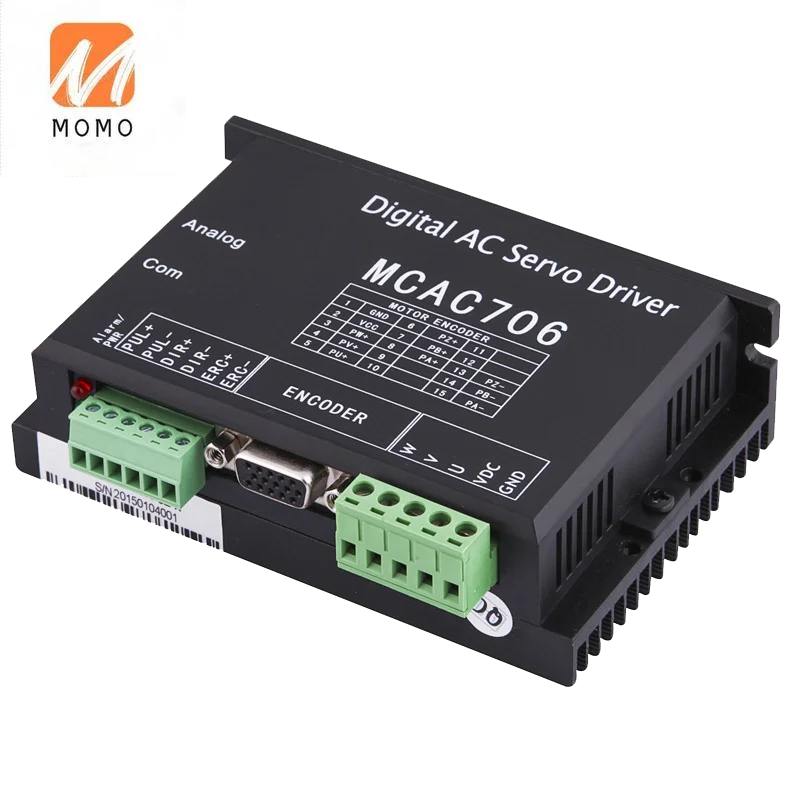 

Серводвигатель 6A MCAC706 200/400W AC без шума и тепла